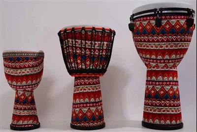 8", 10", 12" Çocuklar ve Yetişkinler İçin Hafif Afrika Tefi